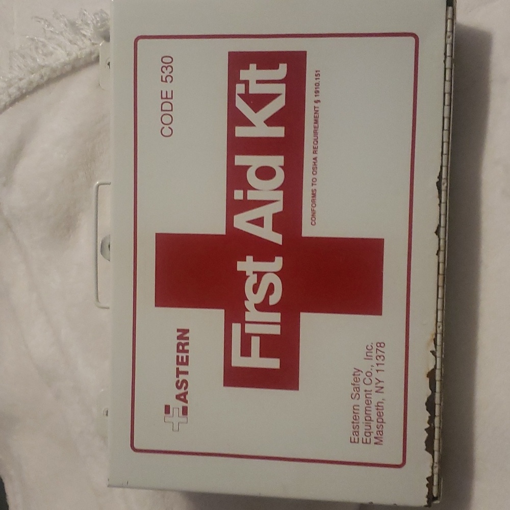 Vintage first aid kit